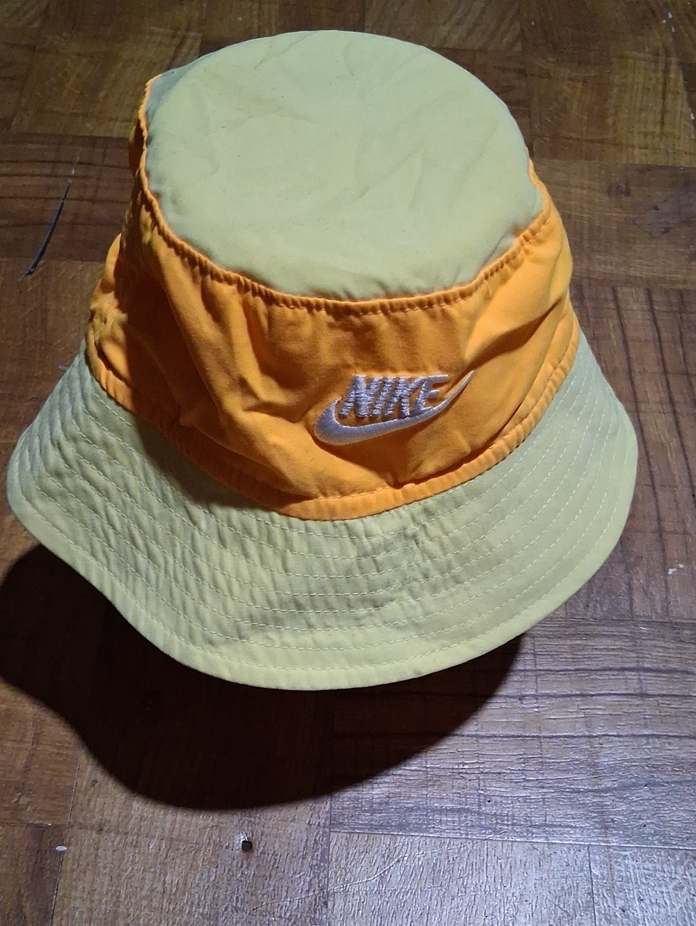 Nike Kids Two-Tone Yellow & Orange Bucket Hat